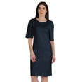 thumbnail image 1 of Inkmeso Robe T-Shirt pour Femmes à Manches au Coude, Coupe Régulière, avec Poches avant, 1 of 8