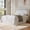 White, Velvet, variant on Amolife Queen Bed Frame, Upholstered Platform Bed with Streamlined Adjustable Headboard, No Box Spring Required, Beige, Chenille Fabric