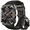 Black, variant on IOWODO 2.01'' Military Smart Watch for Men with Bluetooth Calling, Fitness Tracker, 100+ Sport Modes, Flashlight, 1ATM Waterproof, Mountain Travel Pedometer Watch fits for Android and Iphone (Black)