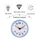 thumbnail image 3 of 1 reloj de pared impermeable para baño, silencioso, con ventosa para colgar., 3 of 6