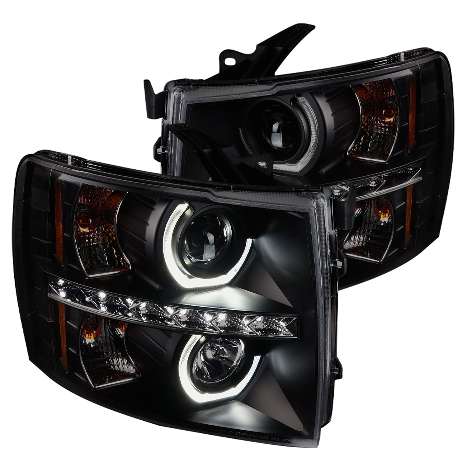 SpecD Tuning Halo Projector Headlights w/ LED for 20072014 Chevrolet