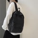thumbnail image 4 of Mochila de lona para campus para adolescentes, bolsillo antirrobo con cremallera (negro), 4 of 8