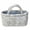 Blue, variant on Blue Floral Storage Basket, Aesthetic Collapsible Laundry Nursery Hamper, Multi-Purpose Boho Corduroy Organizer for Diapers Wipes Baby Essentials (Blue)