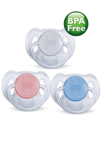 Philips Avent Translucent 2-Pack Pacifiers 6-18mos; BABY SHOWER GIFTS 