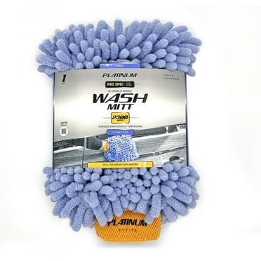 Platinum Series Pro Spec Jumbo Microfiber Chenille Noodle Wash Mitt XL, 11" x 13''