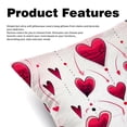 thumbnail image 2 of Electrocardiogram Luxurious Velvet Throw Covers Pillows with Unique Patterns - Set of 2 Decorative Pillow Inserts in 16x16, 18x18, 20x20 Inches for Home Decor and More, 2 of 6
