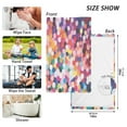 thumbnail image 6 of Yayeee 100% Cotton Hand Towels for Bathroom 16" x 28" Soft Absorbent Kitchen Towel, Black Colorful Circles, 6 of 7