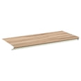 thumbnail image 1 of Sauder Bergen Circle Engineered Wood Desk Connector Bridge in Kiln Acacia/Brown, 1 of 7