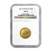 1866 Australia Gold Sovereign Victoria AU-55 NGC