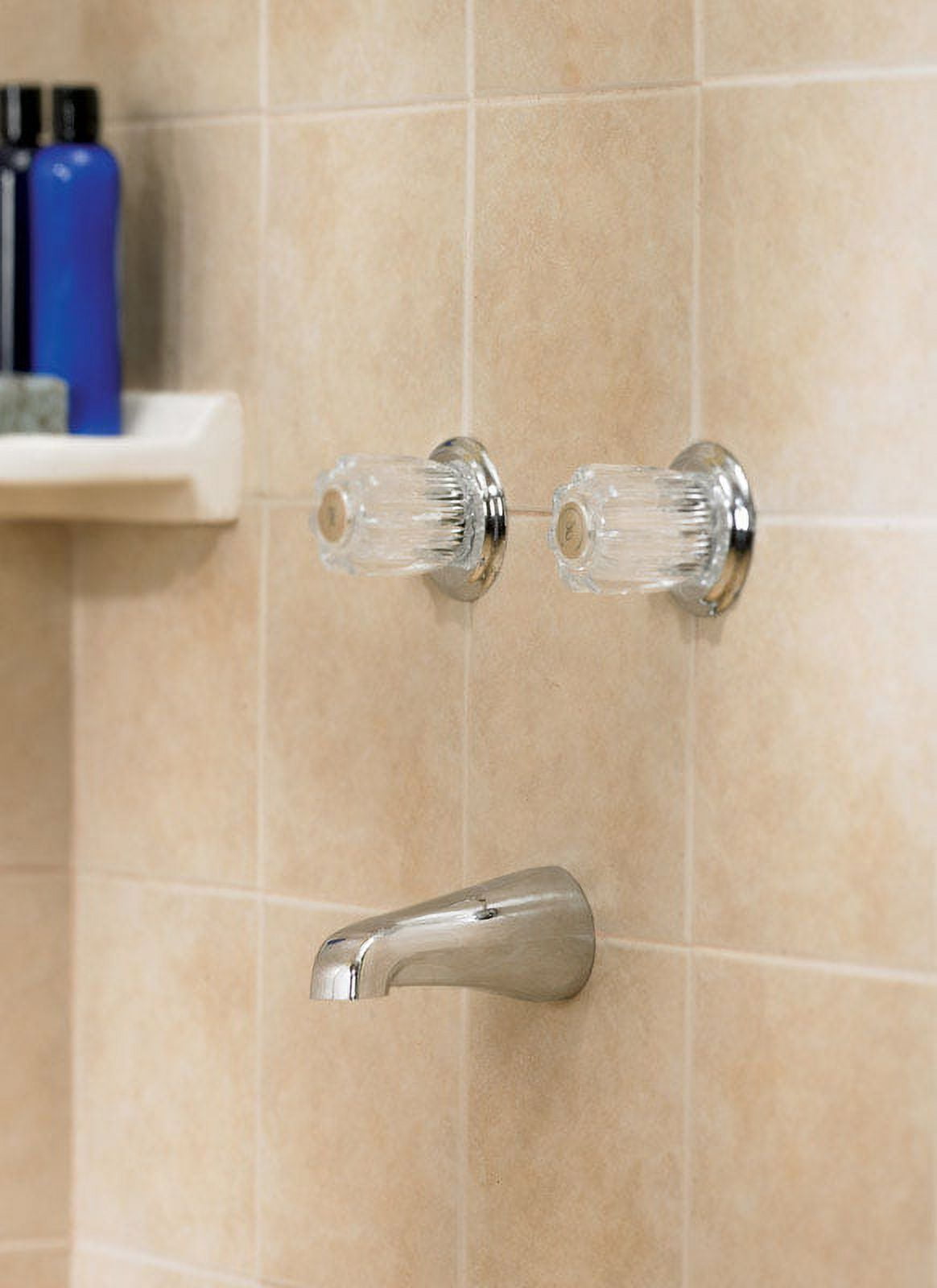 OakBrook Two Handle Tub Filler Bath Faucet, Chrome