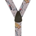 thumbnail image 3 of SuspenderStore Novelty Print Suspenders-1.5" Wide, Trigger Snap-4 Sizes Include Big & Tall, 3 of 4