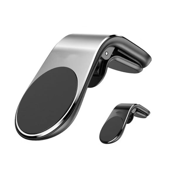 Soporte magnético para teléfono para automóvil Soporte magnético para teléfono Soporte para teléfono con ventilación de aire Compatible con iPhone 13 12 Pro Max Mini Estuche MagSafe y todos los teléfonos Anillos Magsafe incluidos-Paquete de 2 JM
