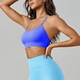 thumbnail image 5 of Women's Sports Bra with Thin Straps Stretchy Wirefree Workout Bras Lightweight Workouts Bralette with Pads Exercise Athletic Bras Running Bra Sujetadores Deportivos Para Mujer, 5 of 5