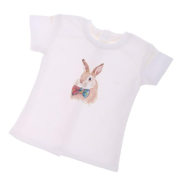 Conjunto de ropa para muñeca niña: camiseta de manga corta para muñecas BJD SD de 1/3 y 1/4 Talla 1