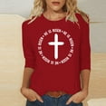 thumbnail image 1 of EGNMCR Easter Chemise Imprimée Graphiques pour Femmes Manches Courtes 3/4 Mode Easter Day Fleur Oreilles de Lapin T-shirt Blouse Col Rond Hauts Décontractés T-Shirts pour Femmes, 1 of 4