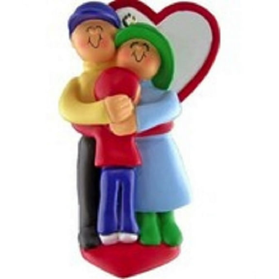 GRANDPARENTS WITH GRANDCHILD ORNAMENT