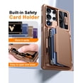 thumbnail image 3 of Funda de teléfono Vizvera Wallet RFID para Samsung Galaxy S25 Ultra, 3 of 9