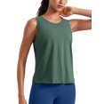 thumbnail image 1 of Musculosa CRZ YOGA de Algodón Pima Verde Grafito Talle S, 1 of 5