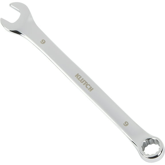 Klutch Combination Wrench, 9mm x 4.61in., Model# E-2004