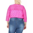 thumbnail image 3 of Women's Plus Size Casual Lace Bolero Cardigan, 3 of 6