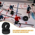 thumbnail image 3 of Zehuanyu  16 Pcs Foosball Table Accessories Dining Football Machine Bumper Child Black, 3 of 8