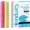 Vivid Color, variant on Campus 3 Pack Spiral Binder Notebooks, B5 Refillable Notebooks Smart Ring Binder 25 Sheets Capacity Each, with 100 Sheets 6mm Dot Ruled Filler Paper, Ideal for Work, Study & Journal,Vivid Color
