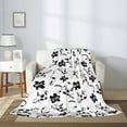thumbnail image 2 of Rateoe Cute Cow and Milk Stains Pattern Flannel Throw Blanket, Ultra-soft Blanket for Bed, Couch, Car, Hypoallergenic Anti-pilling blanket-50"x40"(Vertical), 2 of 6