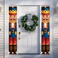 thumbnail image 4 of Decoración navideña para puerta 2024, pancarta navideña de Papá Noel para puerta, adorno navideño colgante para el hogar, regalo de Año Nuevo 2025, 4 of 5