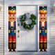 thumbnail image 4 of Decoración navideña para puerta 2024, pancarta navideña de Papá Noel para puerta, adorno navideño colgante para el hogar, regalo de Año Nuevo 2025, 4 of 5