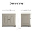 thumbnail image 4 of Finch Ellison Storage Cabinet Gray, 4 of 12