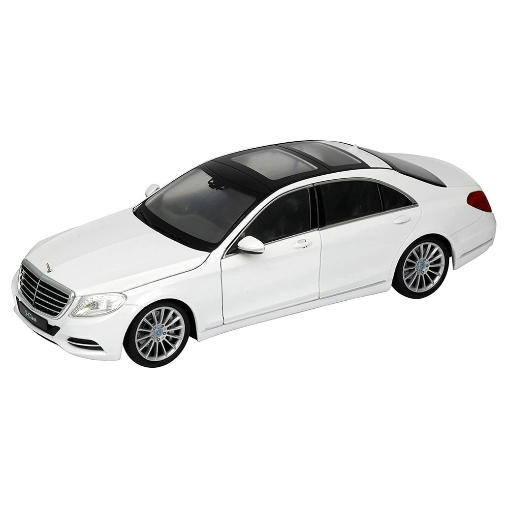 Welly Mercedes Benz S Class 1/24 Scale Diecast Model Car White