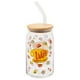 thumbnail image 1 of Silver Buffalo Gilmore Girls Luke's Diner Logo Vaso de vidrio con tapa de bambú y pajita de vidrio, 16 onzas, 1 of 5