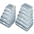 thumbnail image 3 of Caja de plástico transparente de alta calidad de PP, rectangular, cuadrada, con tapa abatible, caja de almacenamiento para embalaje de productos pequeños, 3 of 5