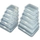 thumbnail image 2 of Caja de plástico transparente de alta calidad de PP, rectangular, cuadrada, con tapa abatible, caja de almacenamiento para embalaje de productos pequeños, 2 of 5