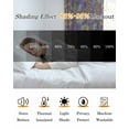 thumbnail image 6 of Abstract Flower Blackout Curtains for Bedroom Living Room, Orange Yellow Dandelion Lavender Floral Plant Leaf Purple 84 In Long Thermal Insulated Darkening Drapes Grommet Window Treatments 52x84 In, 6 of 9