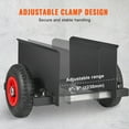 thumbnail image 5 of KFFKFF Panel Dolly 600 lbs Drywall Door Cart Dolly with 8" Pneumatic Wheel, 5 of 9