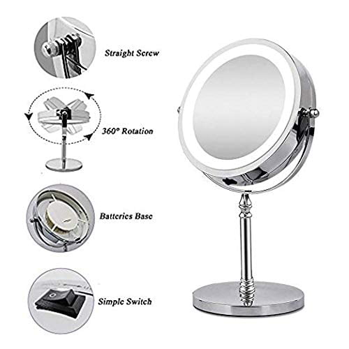 10x Magnification Makeup Mirror, Best Magnified Makeup Mirror With Lights