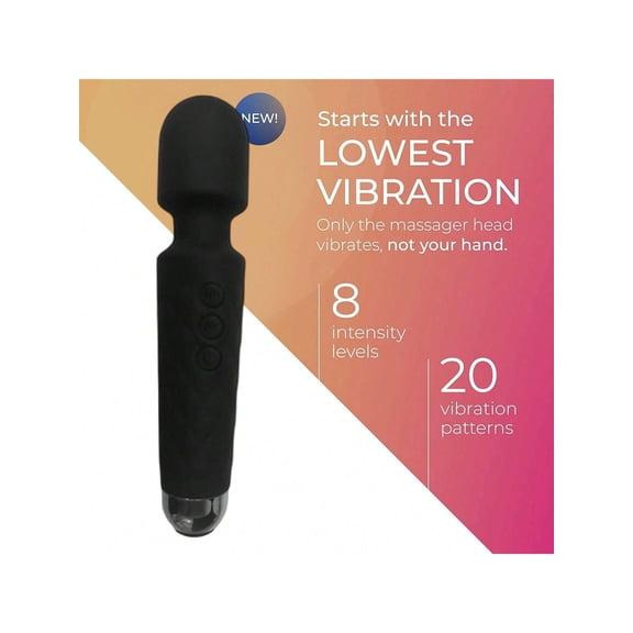 10 Speeds Wired Powerful Handheld Massager with Strong Vibrations, Personal Therapy Massager for Sports Recovery, Muscle Aches, Body Pain