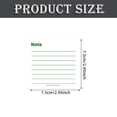 thumbnail image 3 of Assorted Sticky Notes 2-Pack – Note Style, 50 Sheets Each, 2.95X2.95 inch Lined Memo Pads, Strong Adhesive for Schol, Home, Office organization, 3 of 4