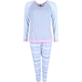 thumbnail image 1 of PJ Couture Ensemble de Pyjama Jogger à Rayures Imprimées (Grande Taille pour Femmes), 1 of 3