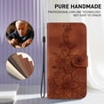 thumbnail image 3 of PU Leather Wallet Case with Card Holder & Kickstand for iPhone 14 Plus, 11/12/13/14 Pro Max, iPhone 6 7 8, Shockproof Protective Flip Folio Phone Cover, 3 of 11