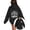 Black, variant on ZHOGXU Girls Casual Hooded Sweatshirt Cartoon Letter Print Long Sleeve Pullover Hoodie With Pocket For Kids School Clothes Loose Fit Everyday Wear,Light Blue,12-13 Years
