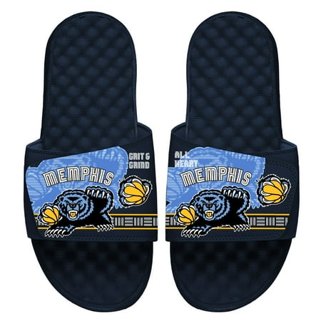 

Men s ISlide Navy Memphis Grizzlies 2021/22 City Edition Jersey Slide Sandals