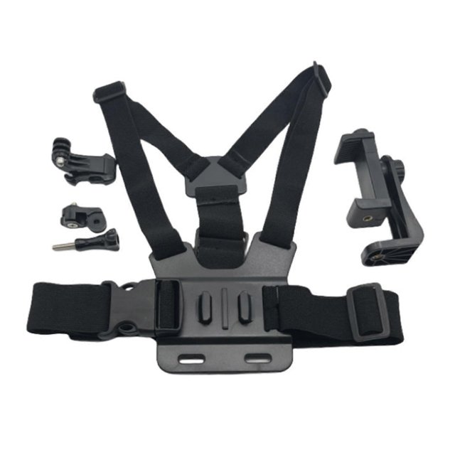 Chest Mount Strap Phone Chest Strap Sports Camera Cellphone Chest Strap First-Person Perspective Accessories