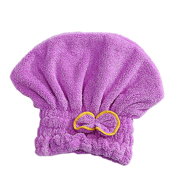 TIMIFIS Serviette pour Cheveux en Microfibre Serviette pour Cheveux Bonnet de Séchage en Microfibre Professionnel Doux Absorbant Bandana Serviette pour Cheveux Séchage Rapide Bandana avec Nœud pour Cheveux Bouclés Longs Épais Mouillés Accessoires de Salle de Bain