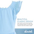 thumbnail image 5 of Elowel Girls Leotard Toddlers Dress for Gymnastics Dance Ballet Baby Light Blue Size 8-10, 5 of 7