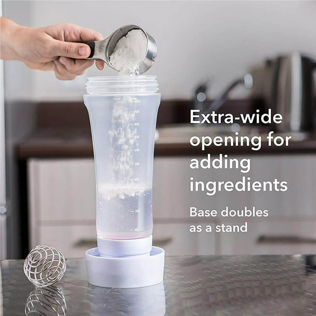 relayinert Hand Batter Mixing Bottle Batter Mixer Dispenser Cupcake Pancake Batter Shaker Bottle Kitchen Tools