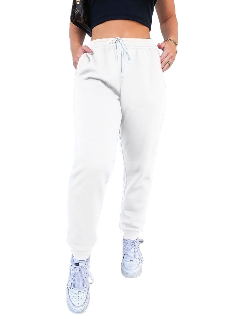 New Women's Solid Color Pants Pockets 