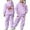 r-47Purple10, variant on MEZZALL Girls Winter Outfits Sets Fuzzy Hoodie Joggers Sweatshirt Tops Hoodie Trousers Pants Comfy Casual Two Piece Bowknot Print Lovely Long Sleeve Clothing Sets