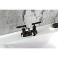 thumbnail image 4 of Kingston Brass FB5625CML Manhattan Double-Handle 4" Centerset Bathroom Faucet with Pop-Up Drain, Oil Rubbed Bronze, 4 of 7